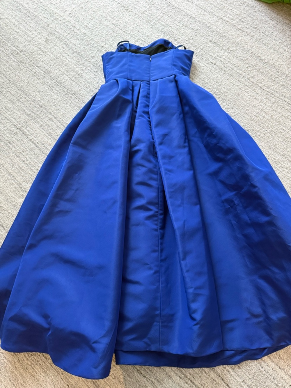 NWT Authentic Carolina Herrera Runway strapless midi dress Size 0 - Picture 9 of 12